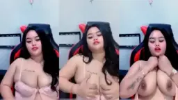 Aqila Chibel Remas Payudara Besar dengan Gaya Brutal