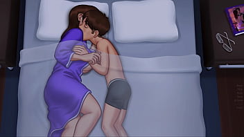 Kisah Musim Panas – Ibu Tiriku yang Menggoda Mengoceh dan Menggoyang Bersamaku – Bagian 3