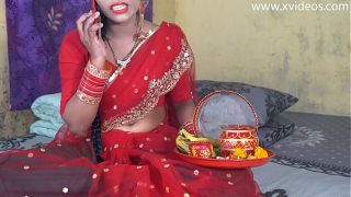 Gadis India Menggoda Bercinta di Malam Karwa Chauth