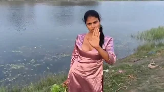 Desi village Stepsister viral xxx video fucking in jungle, skinny stepsister tight pussy fuck xx video