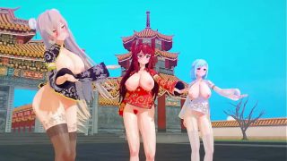Gadis Virtual MMD Rayakan Imlek dengan Goyangan Menggoda