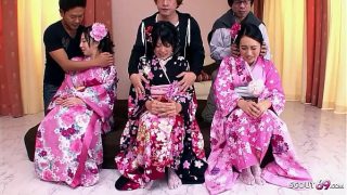 Pesta Seks Langka Jepang dengan Tiga Remaja JAV Imut dan Bulu Kemaluan yang Lebat