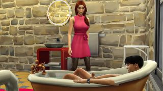 Ibu Tiri Menyergap Anak Tirinya yang Sedang Masturbasi di Bak Mandi – Mereka Berhubungan Intim di Kamar Mandi