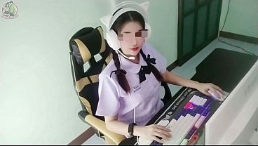 Gadis Imut Asia Thai yang Gila Seks 0013
