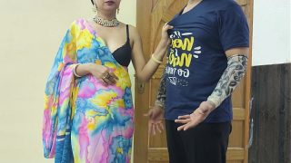 Ibu Tiri India Berpayudara Besar Membantu Anak Tiri Berhenti Merokok dan Memberinya Kenikmatan Seksual