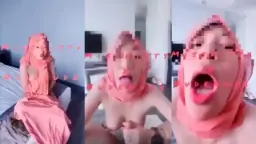 Jilbab Merah Muda Menggoda Digerayangi Guru