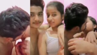 Pria BF mencium gadis India telanjang dan meremas payudaranya