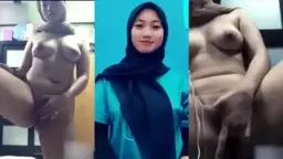 Amirah Syariza, hijabnya basah kuyup, minta digaruk sampai mampus.