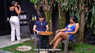 Diam-diam, Ibu Genit Menggoda Pacar Putrinya di Belakang Layar – Big Jackson & Lina Henao