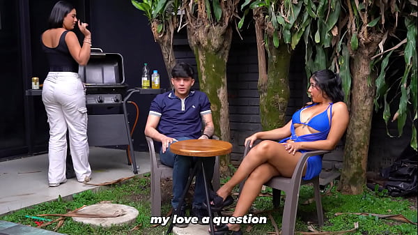 Diam-diam, Ibu Genit Menggoda Pacar Putrinya di Belakang Layar – Big Jackson & Lina Henao