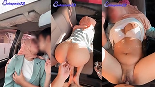 Jilbab Daisy Bae Binal, Ngewe Seru di Dalam Mobil Bergoyang.