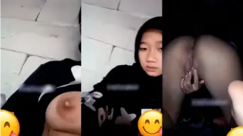 Viral bocil hijab toket gede, bikin meleleh.