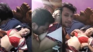 Istri pakai baju seksi dan nikmatin ngewe bareng suami